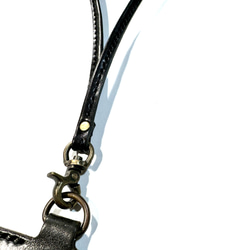 栃木レザーIDケース 横型③BLACK(ポケット付き) 8枚目の画像