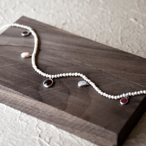 手作りパールネックレス Super Easy] How to Make a Double Strand Cotton Pearl Necklace