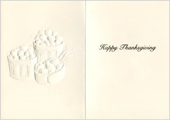 サンクスギビングカード Thanksgiving アップルハーベスト [0399-99902] 3枚目の画像