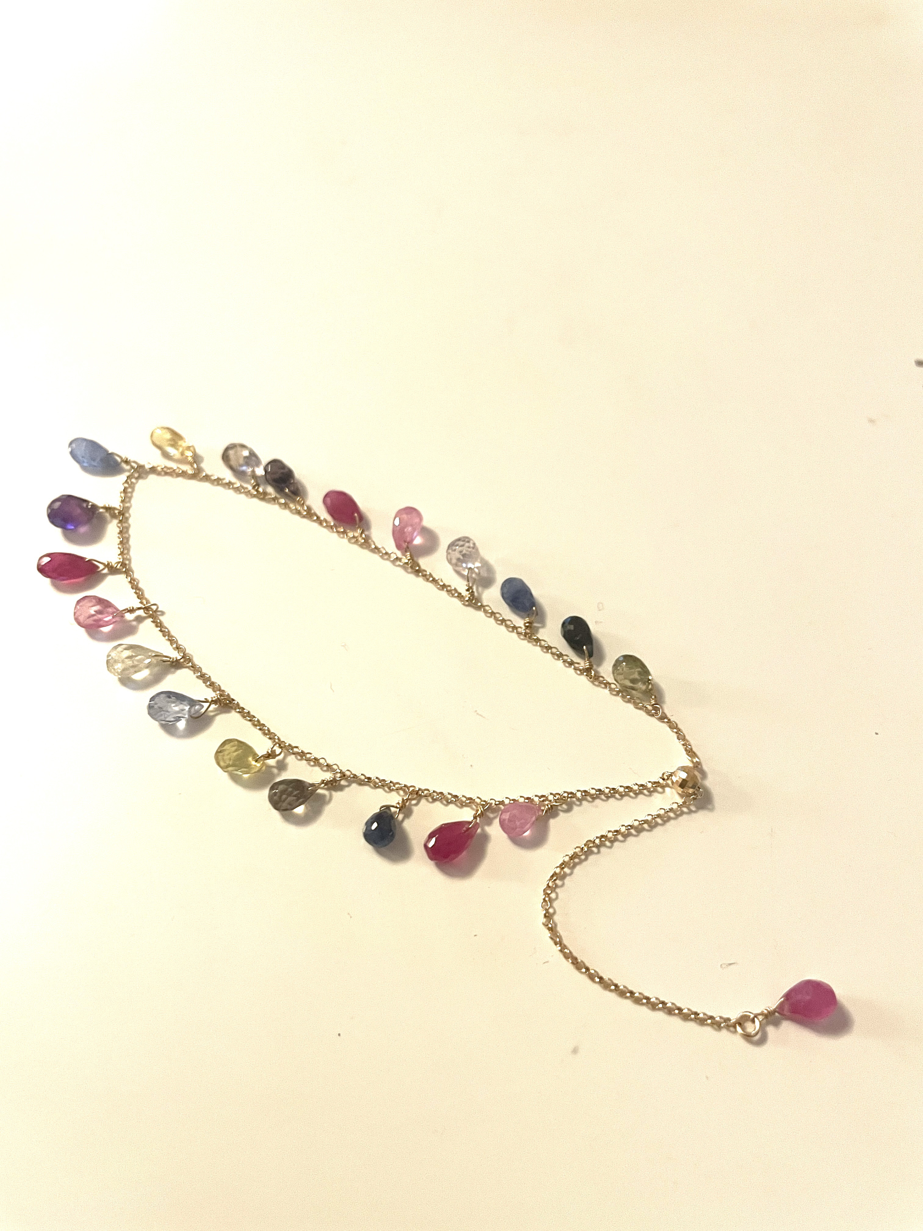 サファイア18金ブレスレット