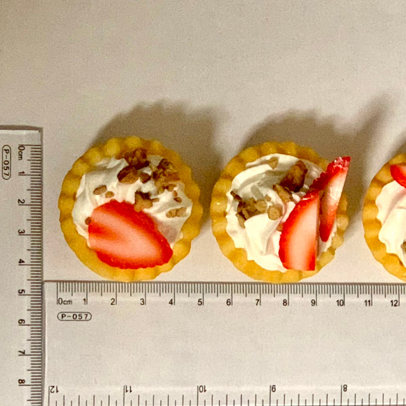 みかんの小さなタルト　食品サンプル 3枚目の画像