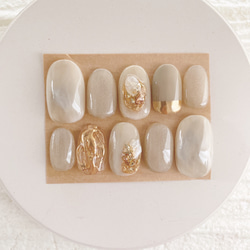 フットネイル ネイルチップ ペディ ニュアンスネイル サイズ変更不可