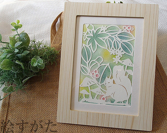 【ベアトリス】　原画　ポストカード あせらずあわてずあきらめず。ポストカード原画。 ポストカード