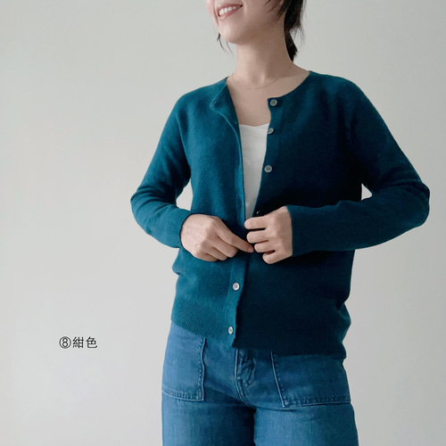 無縫製☆100%カシミア】丸襟カーディガンM~XXLサイズ 無縫製☆100%カシミア】丸襟カーディガンM~XXLサイズ