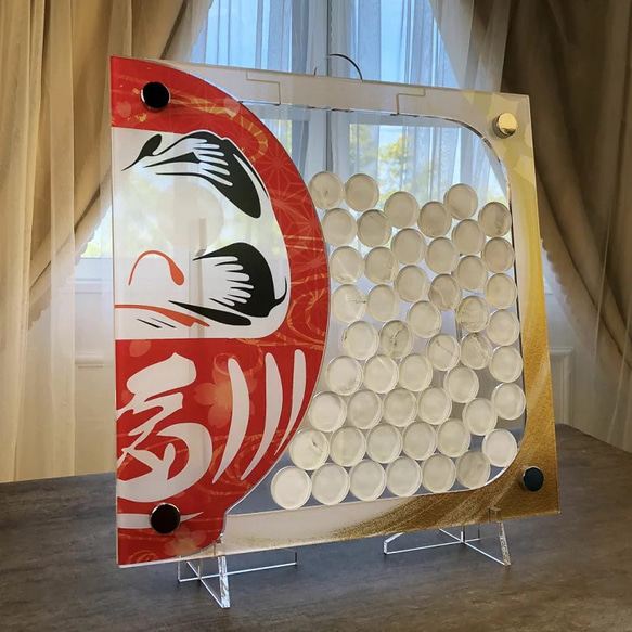 ウェディングドロップス だるま】 送料無料 ゲスト参加型 結婚証明書