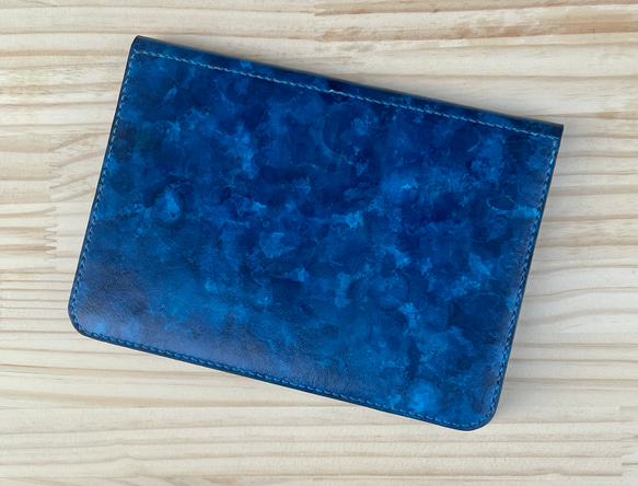 『新作』［革の水彩画 : 蒼翠] iPad mini6 Case 1枚目の画像