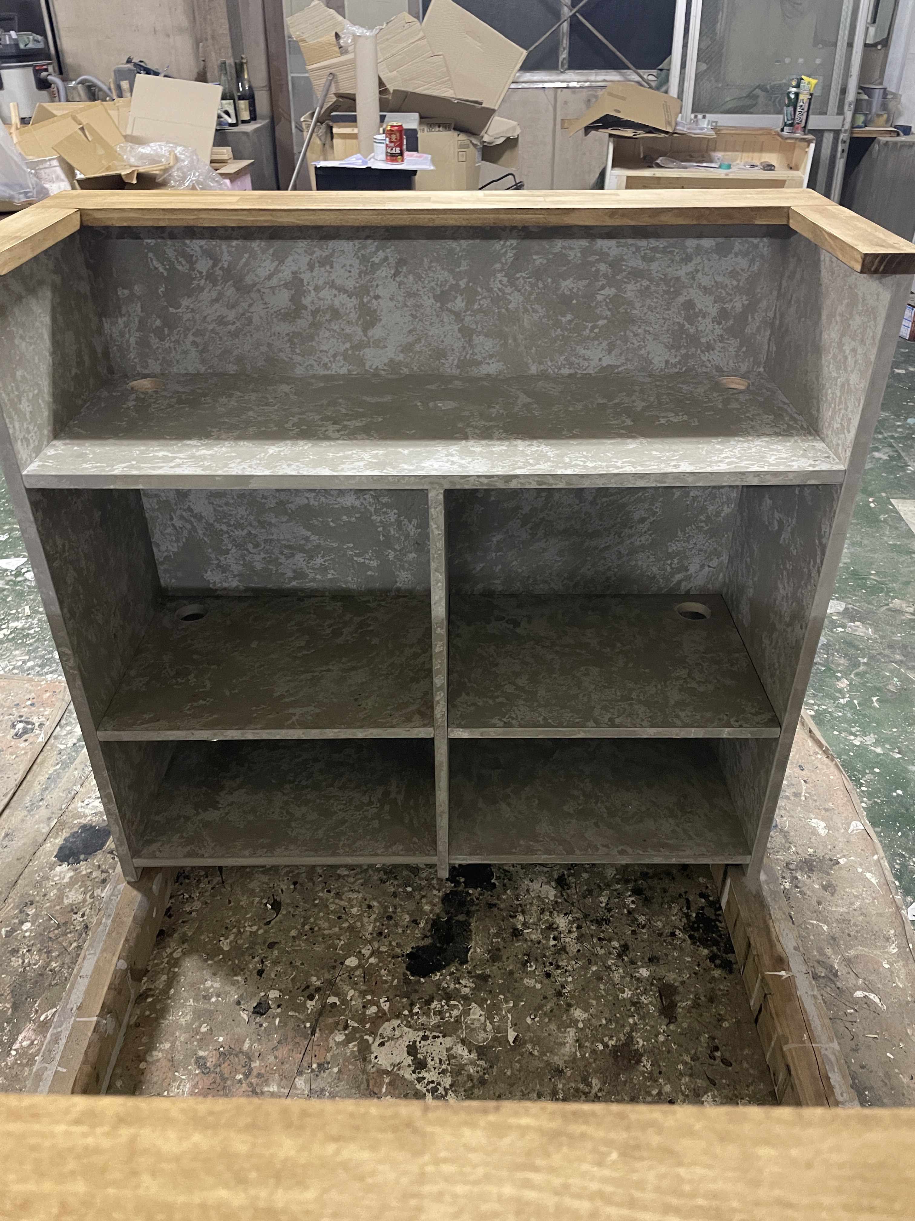 在庫あり即納丸テーブルテーブル机ダークブラック杉棚天然木