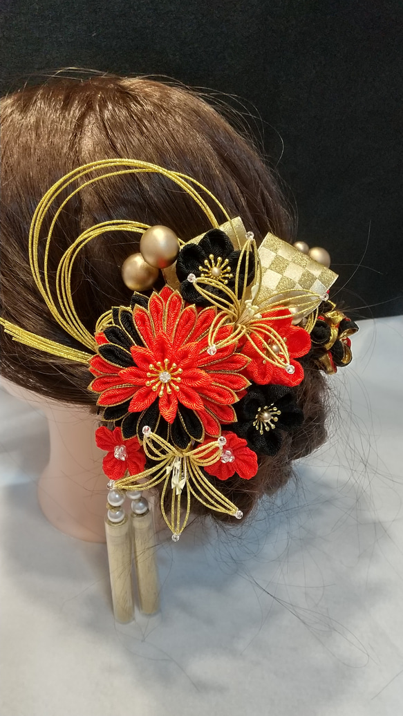 ☆水引・ちりめん細工・宝来鈴・辰・つまみ花・ジャンピング猫・着物