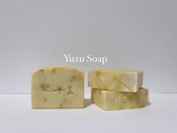 ゆず石鹸　Yuzu Soap 柚子石鹸　雑貨石鹸　オーガニック【1個】 4枚目の画像