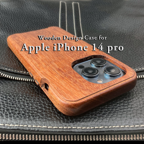 受注製作：送料無料】 iPhone14 Pro 専用特注木製ケース iPhone