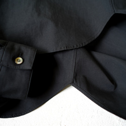 weather cloth cotton linen/raglan shirt/black/size1 8枚目の画像