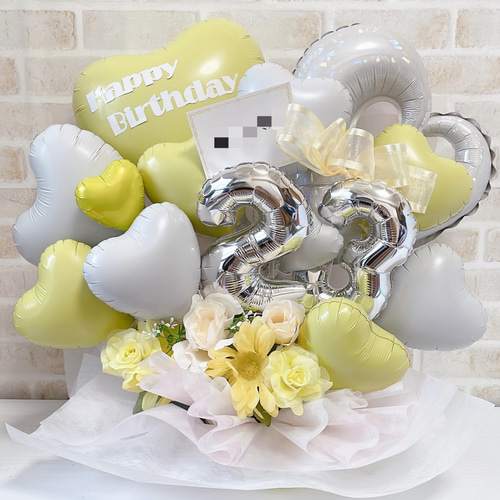 おむつケーキ バルーンギフト バルーンアレンジ バルーンブーケ 誕生日