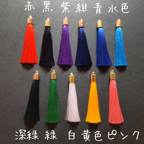 サブカル】狐面とタッセルのピアス(イヤリング)（赤）【チャイナ【中華