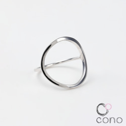 Pt900)輪っかの乗っかったリング 指輪・リング cocono jewelry 通販