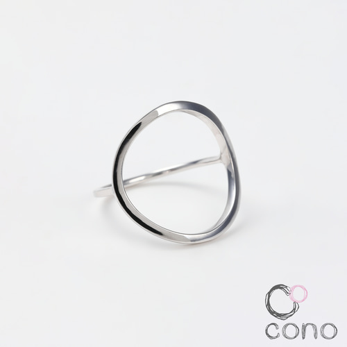 Pt900 リング Pt900)輪っかの乗っかったリング 指輪・リング cocono jewelry 通販