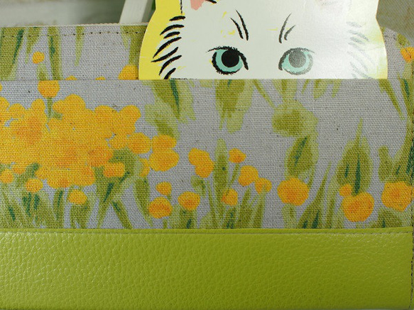 黄色い花の長財布 4枚目の画像