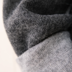 reversible wool short coat   * moku gray & charcoal gray * 第18張的照片