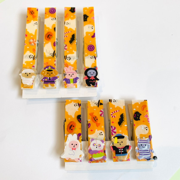 ハロウィンマグネットセット②ハンドメイド ハロウィンマグネットセット 【2セット】 マグネット