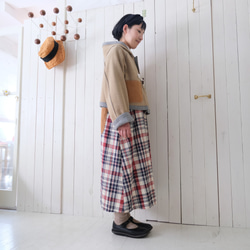 reversible wool short coat   * moku gray & chick beige * 第20張的照片