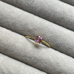 Cherry Blossoms ... Malaya Garnet ring 4枚目の画像