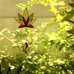 ⭐Creema限定⭐紅葉（KOUYOU）オーナメント〜ステンドグラス ～ 6枚目の画像