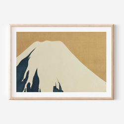神坂雪佳の富士山、和モダンだけじゃない、応用が利く和柄ポスター、色々なインテリアに！富士山、お正月【HS-0038】 2枚目の画像