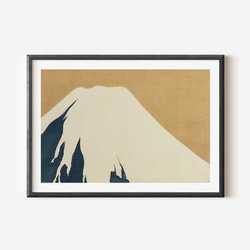 神坂雪佳の富士山、和モダンだけじゃない、応用が利く和柄ポスター、色々なインテリアに！富士山、お正月【HS-0038】 3枚目の画像