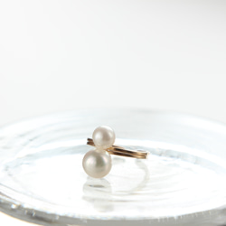 14kgf-W pearl small ear cuff 8枚目の画像