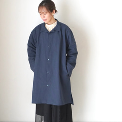 unisex シャツジャケットオープンカラー　ワッシャー加工cotton100% 13枚目の画像