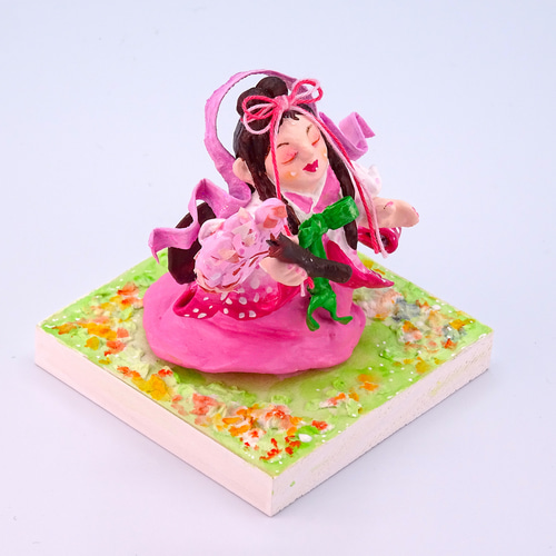 粘土人形 木花咲耶姫＆石長比売 その3 その他人形 UKfactory 通販