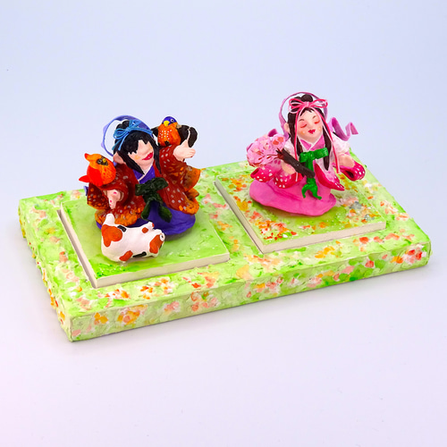 粘土人形 木花咲耶姫＆石長比売 その3 その他人形 UKfactory 通販