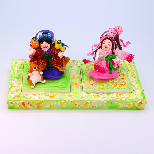 粘土人形 木花咲耶姫&石長比売 その4 その他人形 UKfactory 粘土人形 木花咲耶姫&石長比売 その4 その他人形 UKfactory