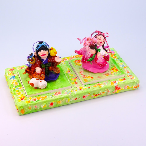 粘土人形 木花咲耶姫＆石長比売 その5 その他人形 UKfactory 通販