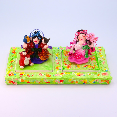 粘土人形 木花咲耶姫＆石長比売 その6 その他人形 UKfactory 通販