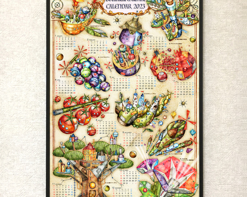 Reol カレンダー　ポスター　2023 エトランジェ・ディ・コスタリカ 【2023版】B3 ポスターカレンダー CLP