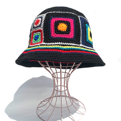 【A.C.T×SAYO】CROCHET BUCKET HAT (クロシェ バケットハット) 3枚目の画像