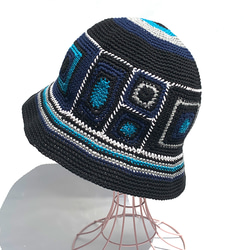 【A.C.T×SAYO】CROCHET BUCKET HAT (クロシェ バケットハット) 10枚目の画像