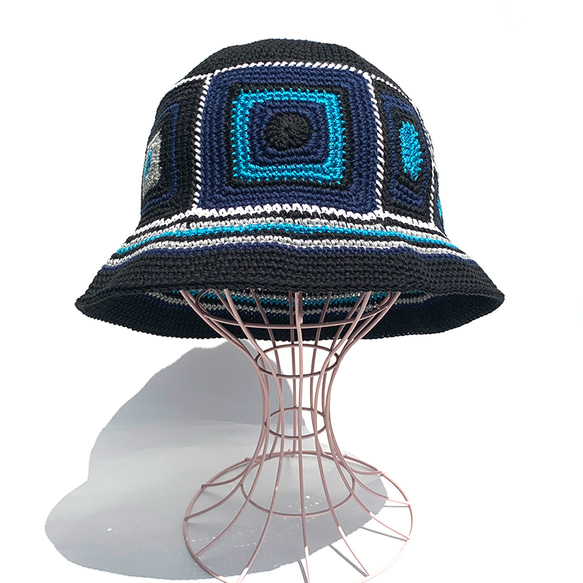 【A.C.T×SAYO】CROCHET BUCKET HAT (クロシェ バケットハット) 12枚目の画像