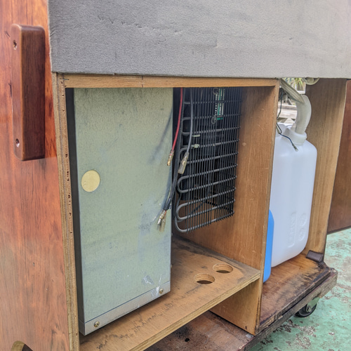 キャンピングカー/ シンク付き 冷蔵庫 キット一式/ 車載冷蔵庫