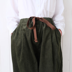 　corduroy potiron pants * khaki * 第9張的照片