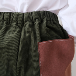 　corduroy potiron pants * khaki * 第11張的照片