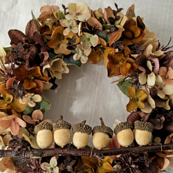 リース [ acorn ６brothers wreath  ] 2枚目の画像