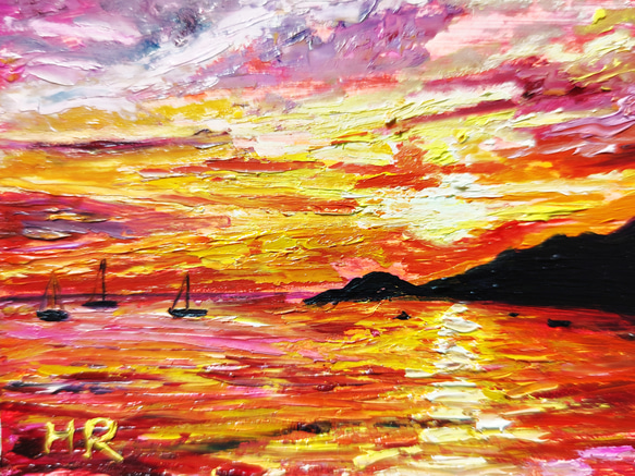 アートプリント【朝焼けと日没】 絵画 HR 通販 14753390 アートプリント【朝焼けと日没】 絵画 HR 通販 14753390