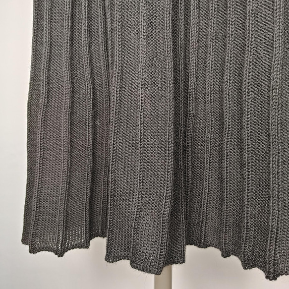 【受注製作】お色を選んで　リブフレアースカート　ブルガリアスカート　フレア－スカート　マーメイドスカート　 9枚目の画像