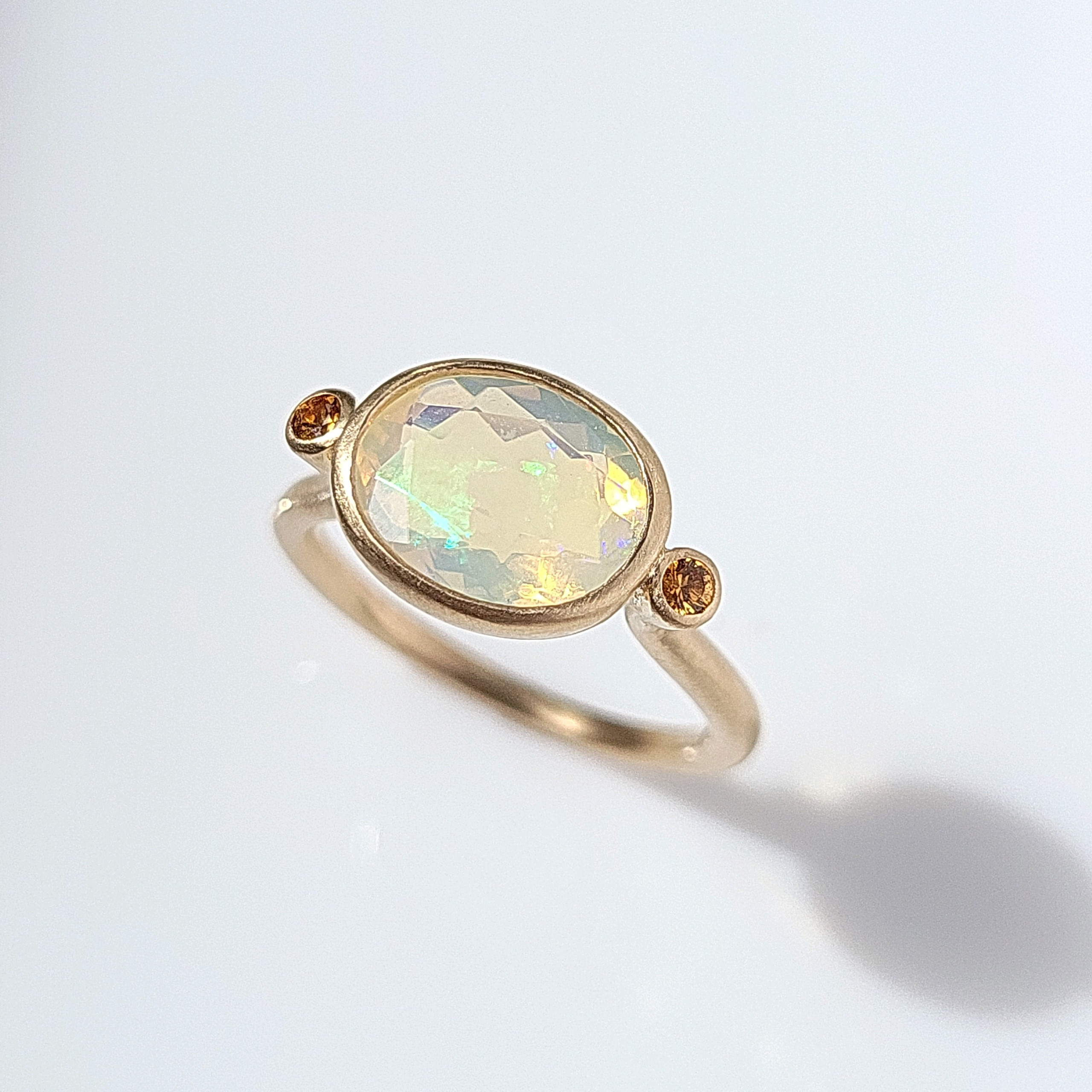 最新最全のをすべて 福田です！お値下げ！キュイキュイ　オパールリング９号 アクセサリー