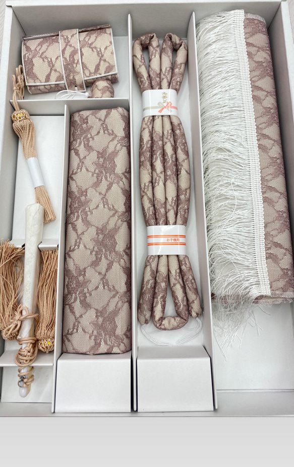 七五三 着物 筥迫セット 長襦袢 7歳 女の子 絞り柄 袋帯 七五三 7歳