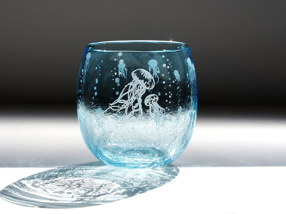 淡色ゆらゆら海月（たるグラス） グラス ART空（アートクー） 通販