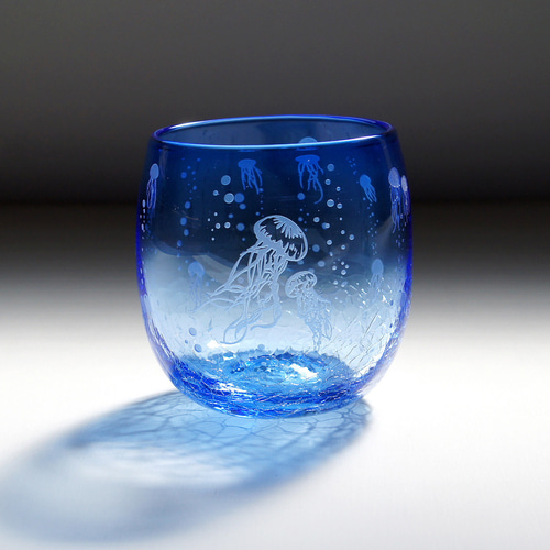 淡色ゆらゆら海月（たるグラス） グラス ART空（アートクー） 通販