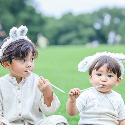 fluff fluff head band うさぎ　ヘアバンド 1枚目の画像