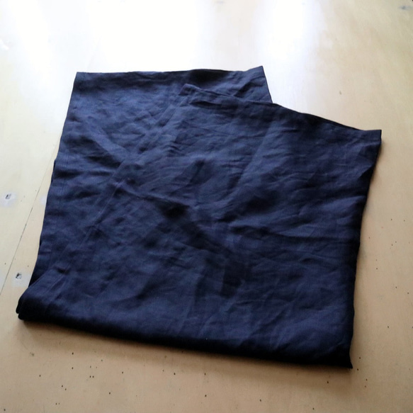 【 豊富な５色展開！３WAY】リネンの羽織りボレロ　ストール❣️フォーマル　和装　生成り・黒・チャコール・紺　 14枚目の画像